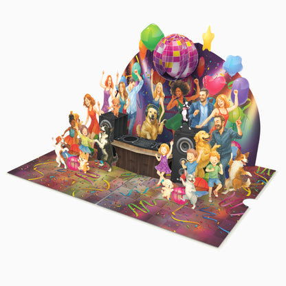 Festive Celebration with Pets & Friends - 6x8"