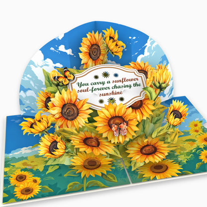 Bright Blooms with Motivational Quote - 6x8"