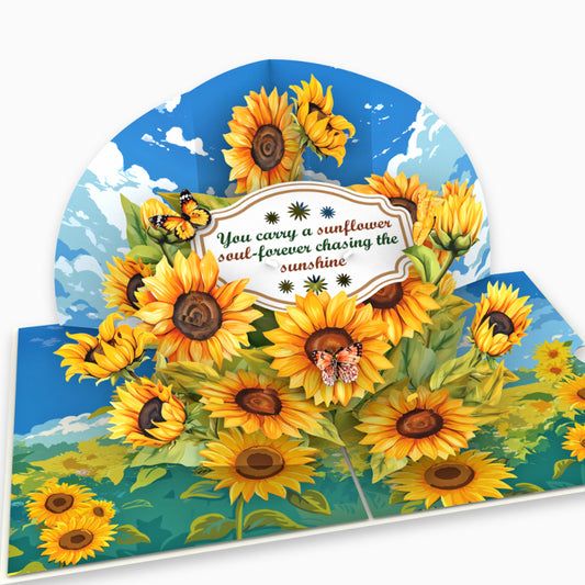 Bright Blooms with Motivational Quote - 6x8"