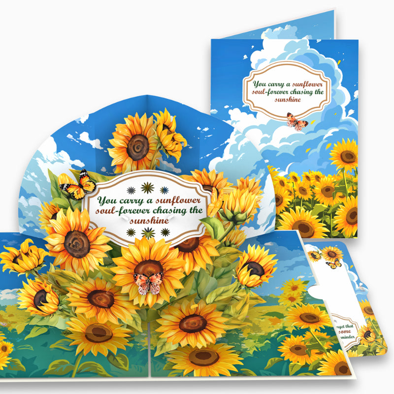 Bright Blooms with Motivational Quote - 6x8"