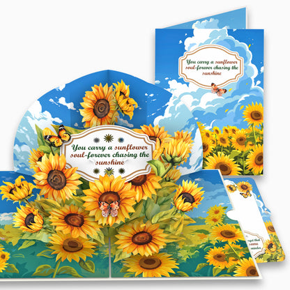 Bright Blooms with Motivational Quote - 6x8"