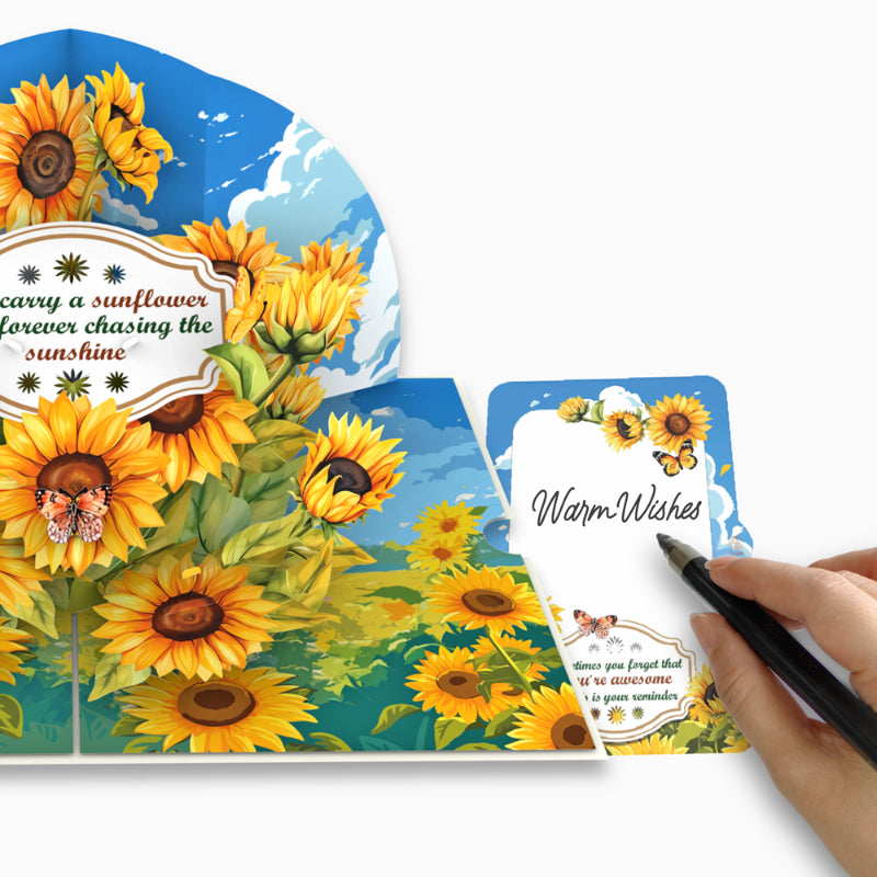 Bright Blooms with Motivational Quote - 6x8"