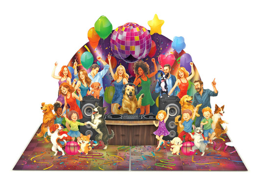 Festive Celebration with Pets & Friends